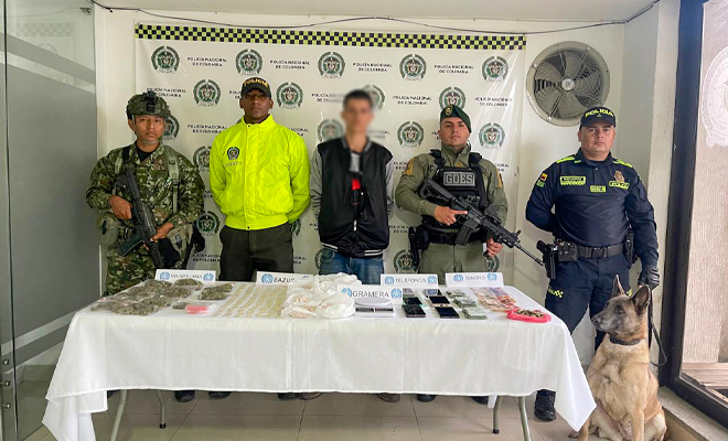 En el municipio de Dosquebradas se realizan diferentes operativos en la lucha constante contra el tráfico de estupefacientes