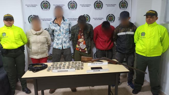 Operación “los santos” permitió desmantelar grupo delincuencial organizado en el municipio de Guatica