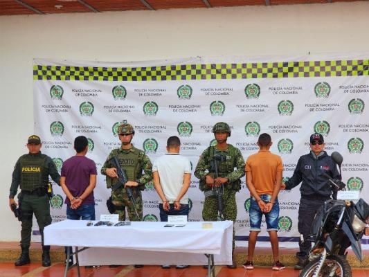 capturados, policía, armada, ejercito, cti