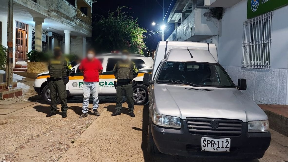 capturado por receptación-hurto a vehiculo-el banco-plan choque-contra el hurto-homicidio-transito-SETRA-Magdalena-