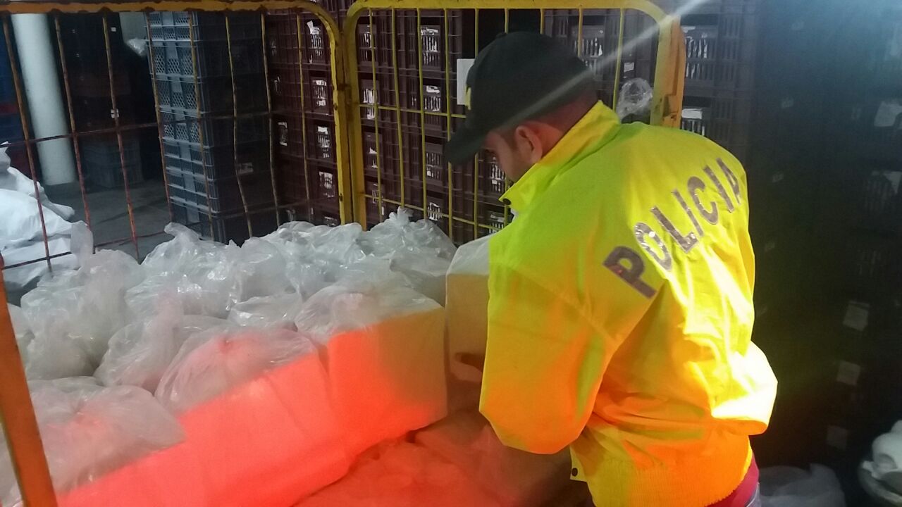 Incautación Queso de Contrabando Policía de Santander 