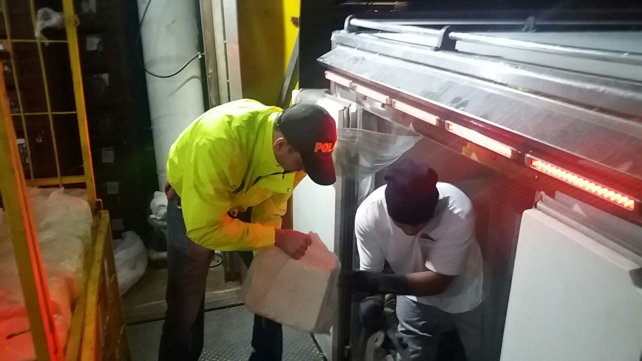 Incautación Queso de Contrabando Policía de Santander 