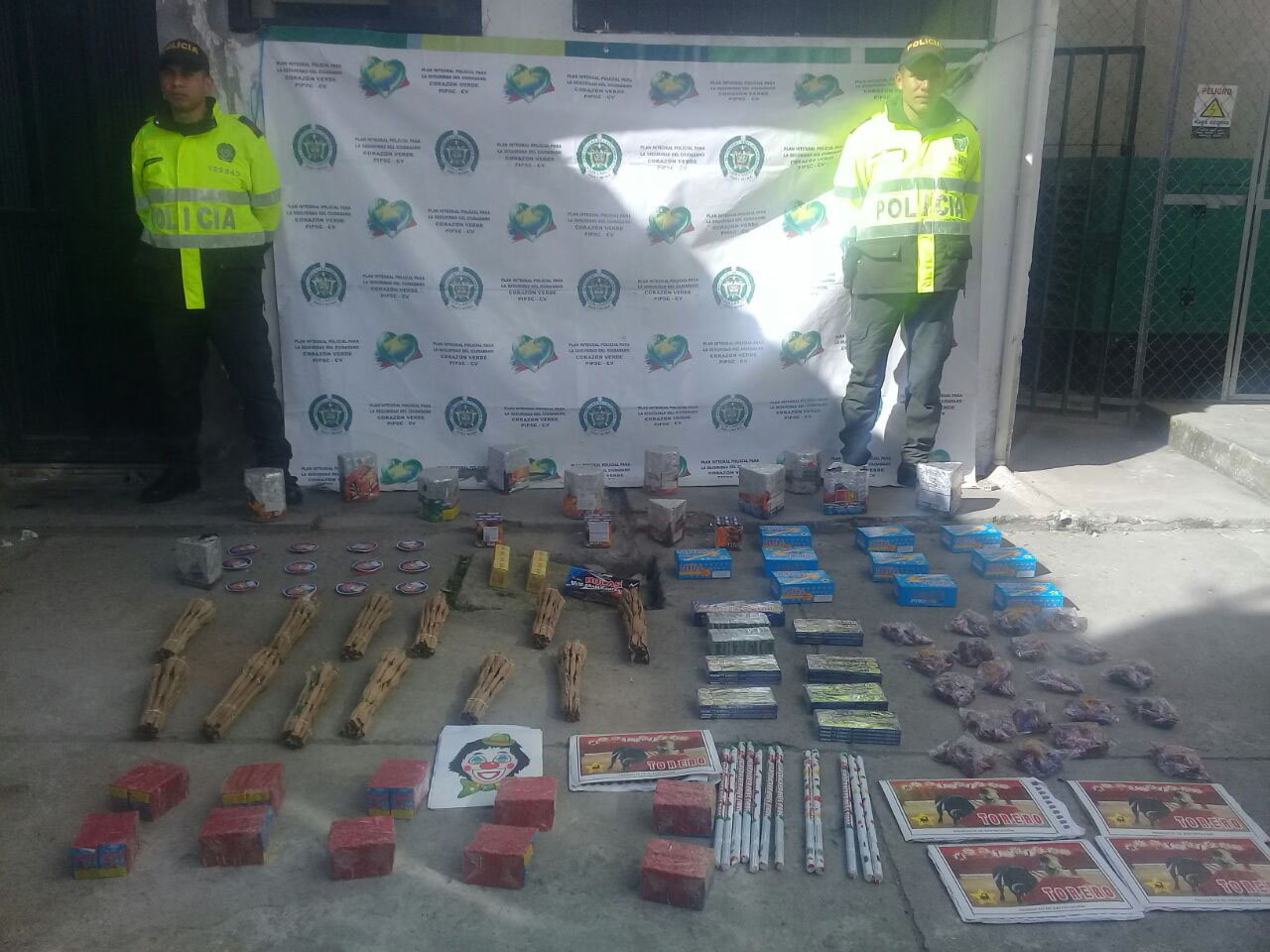 Incautacion de polvora en el municipio de Tuquerres.