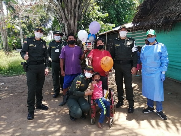 El Departamento de Policía Guainía a través de su grupo de Infancia y Adolescencia viene adelantando campañas dirigidas a la protección y cuidado de nuestros niños, niñas y adolescentes con condiciones especiales