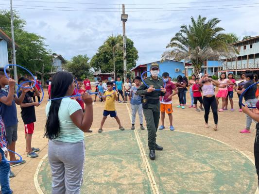 El grupo de Prevención y educación Ciudadana realiza actividades lúdico-recreativas