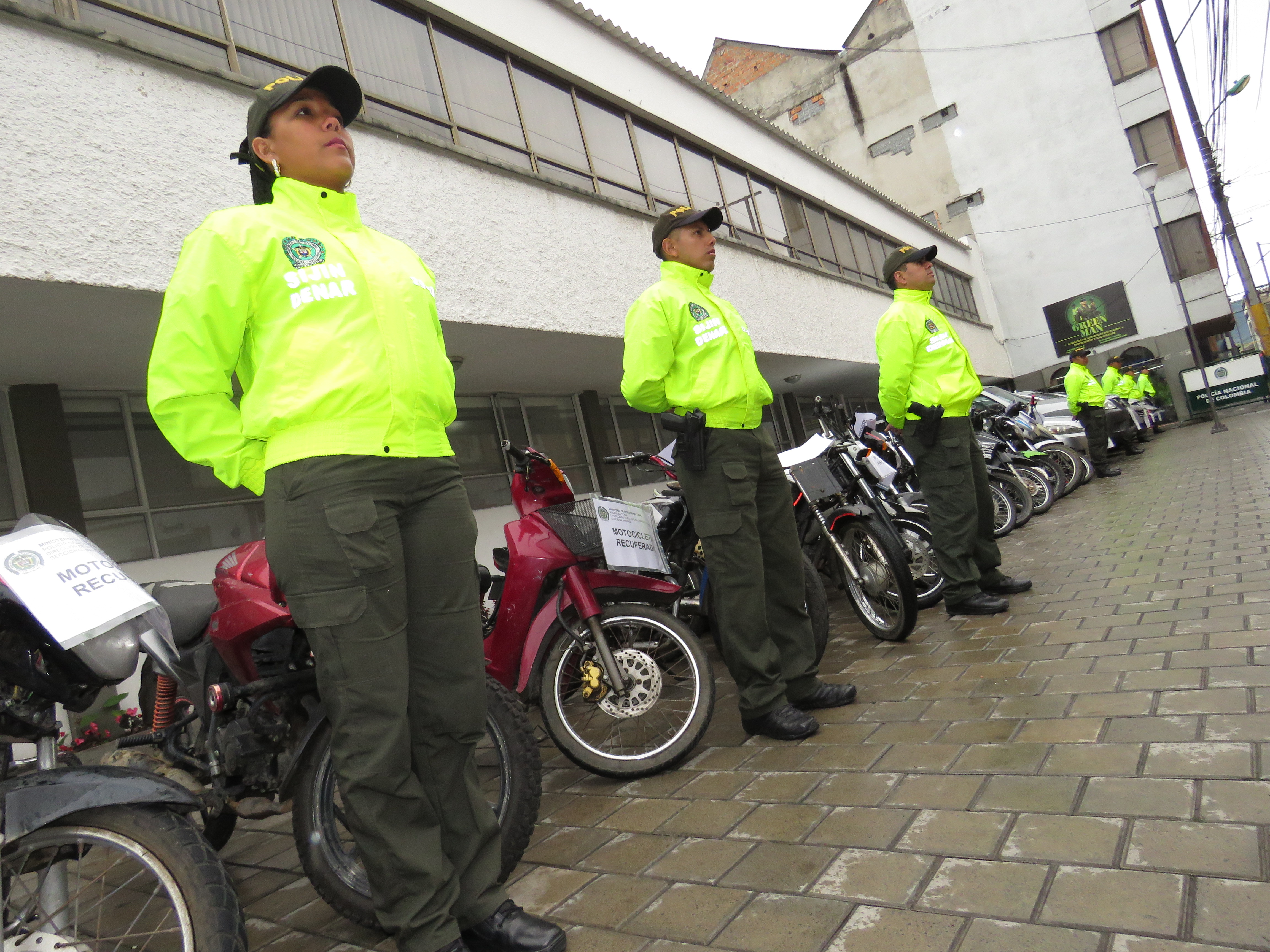 Vehículos y motocicletas recuperados en el departamento de Nariño