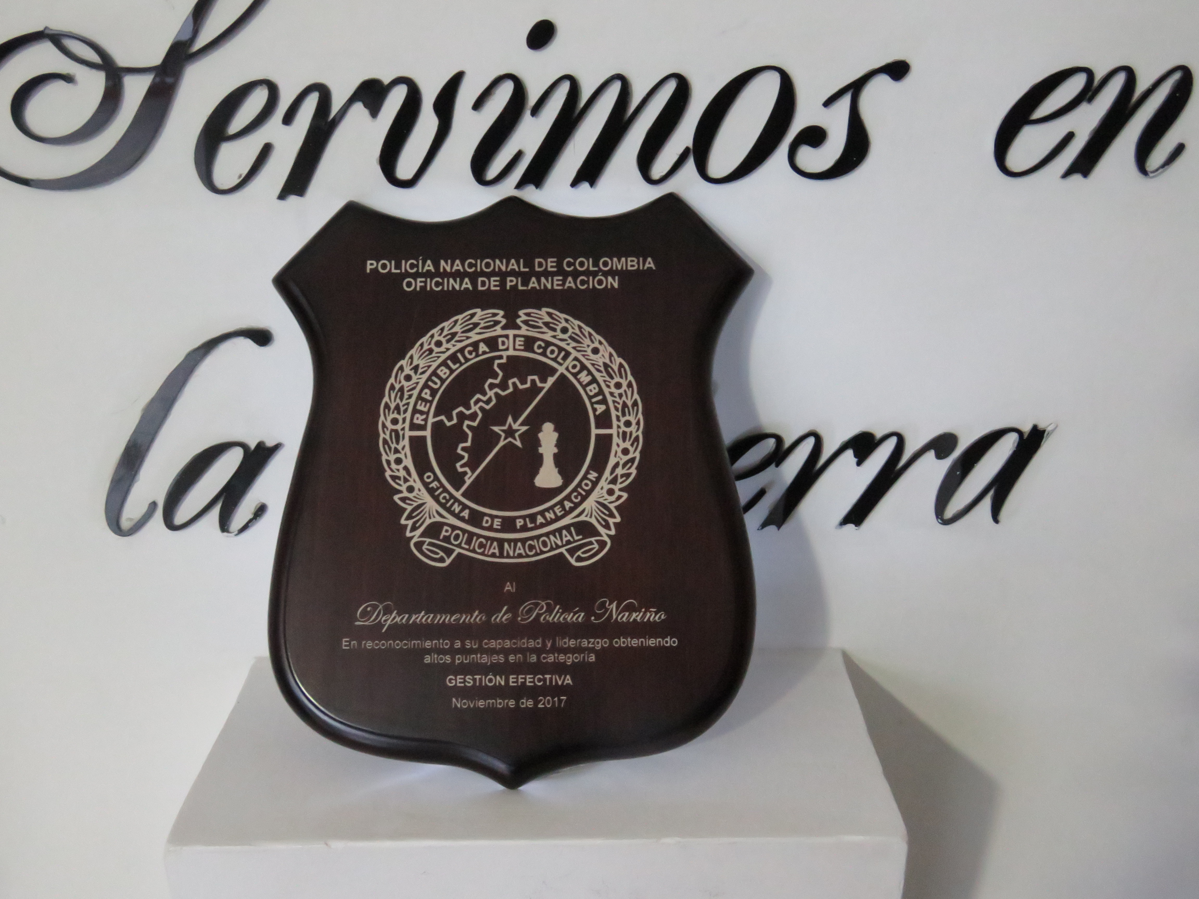 Reconocimiento otorgado