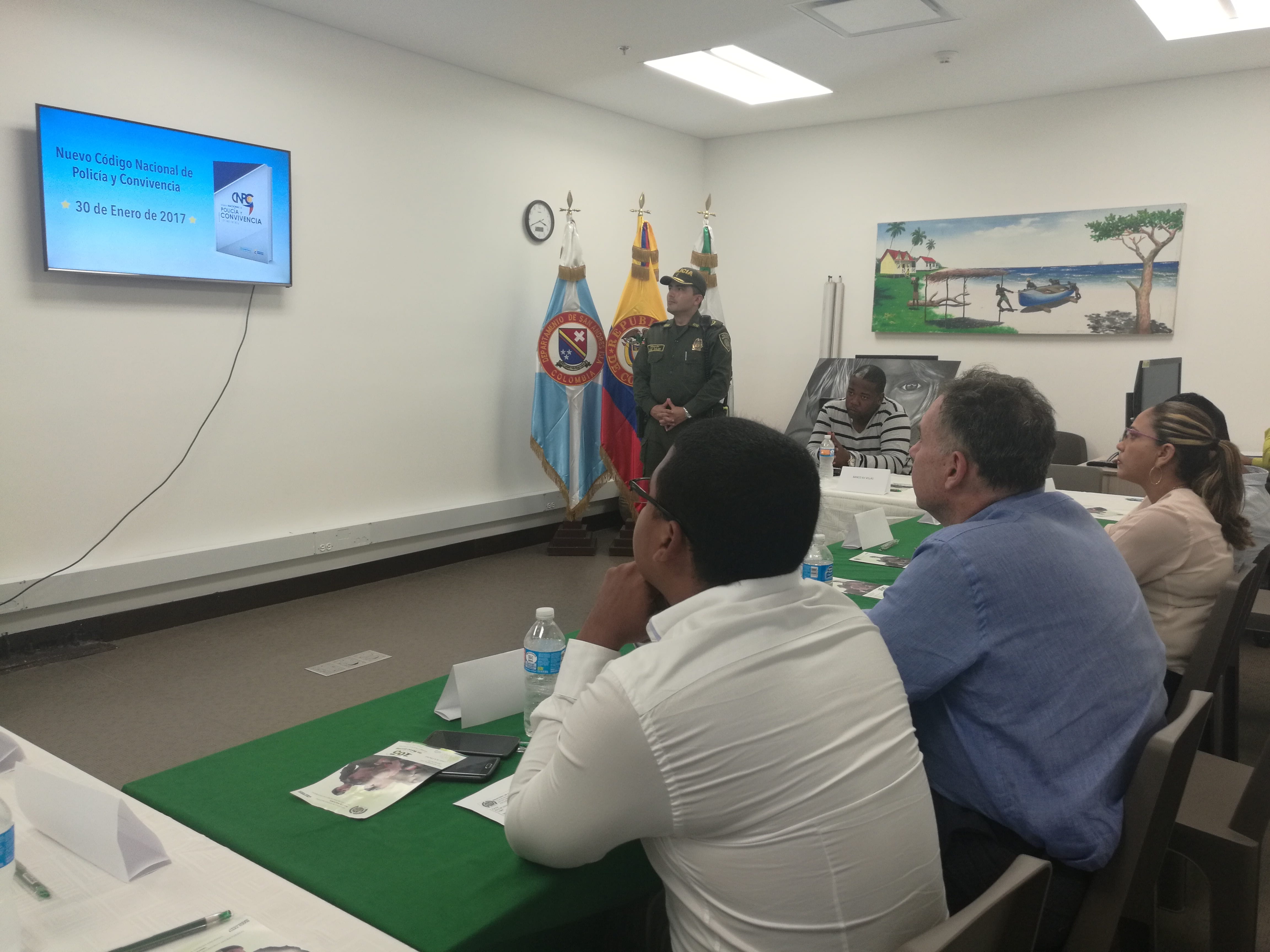 Gremio bancario recibe socialización del nuevo Código Nacional de Policía y Convivencia