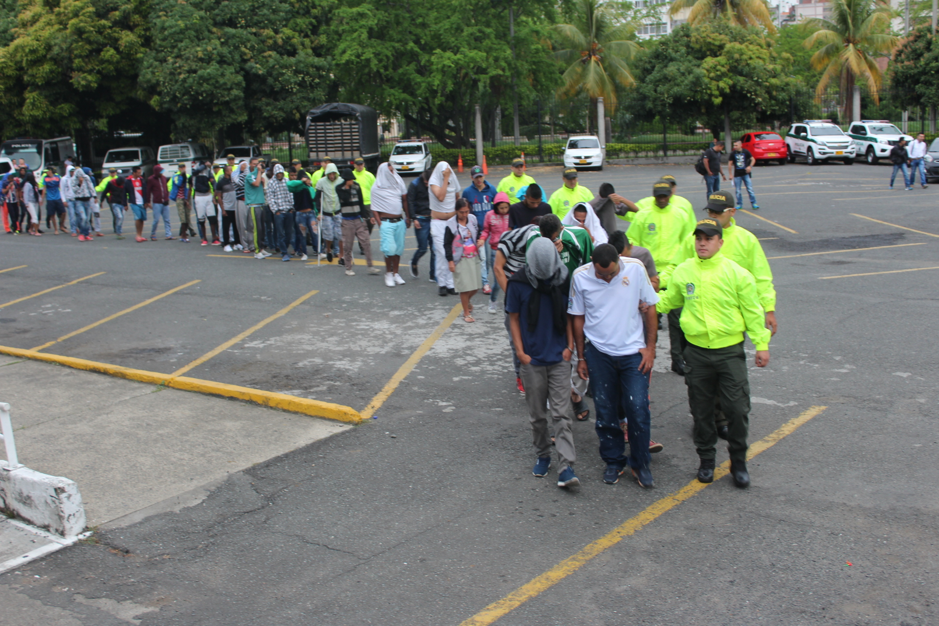 Acciones policiales para garantizar seguridad a los habitantes