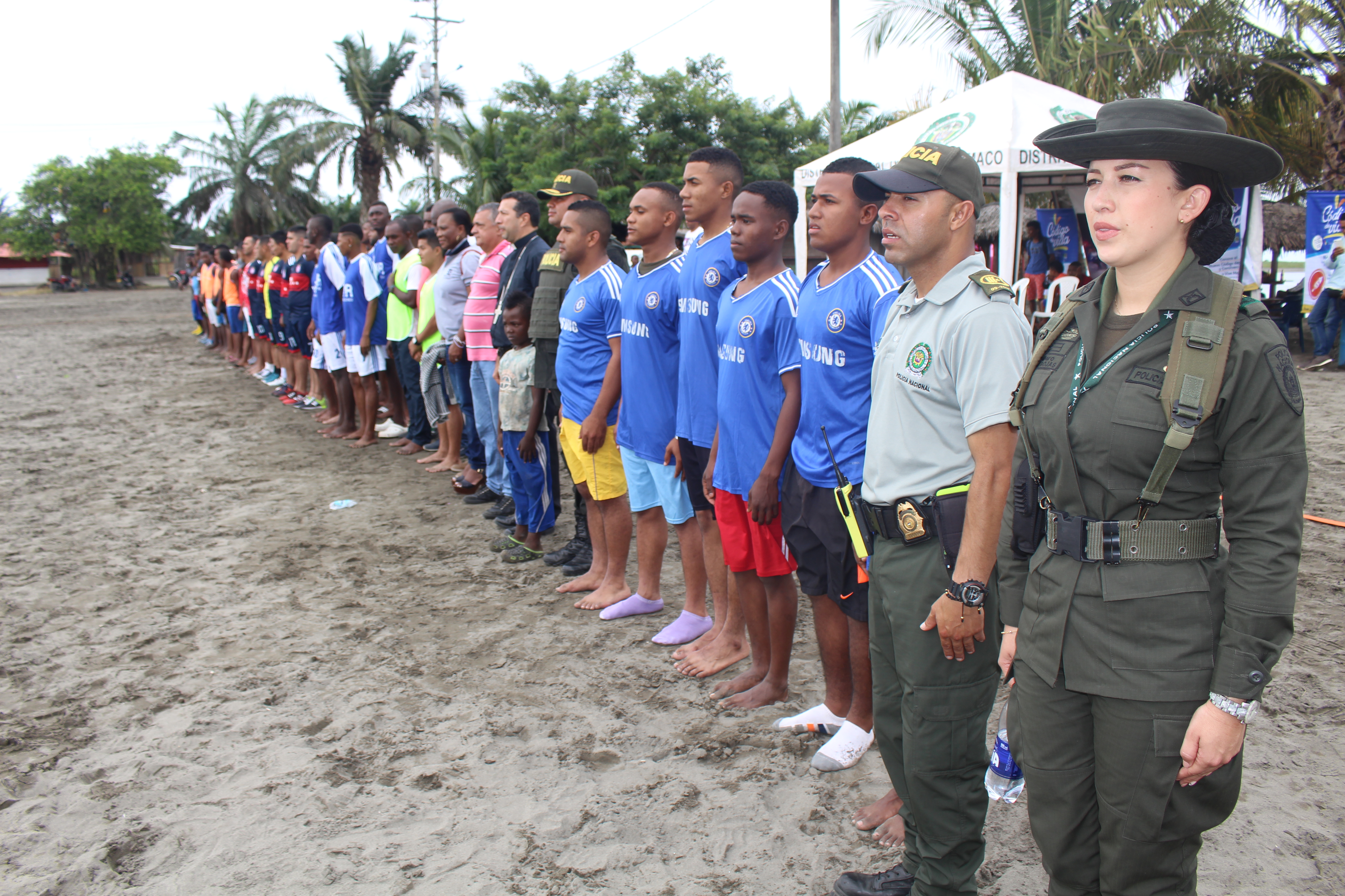 La Policía Nacional realiza campañas preventivas en el municipio de Tumaco