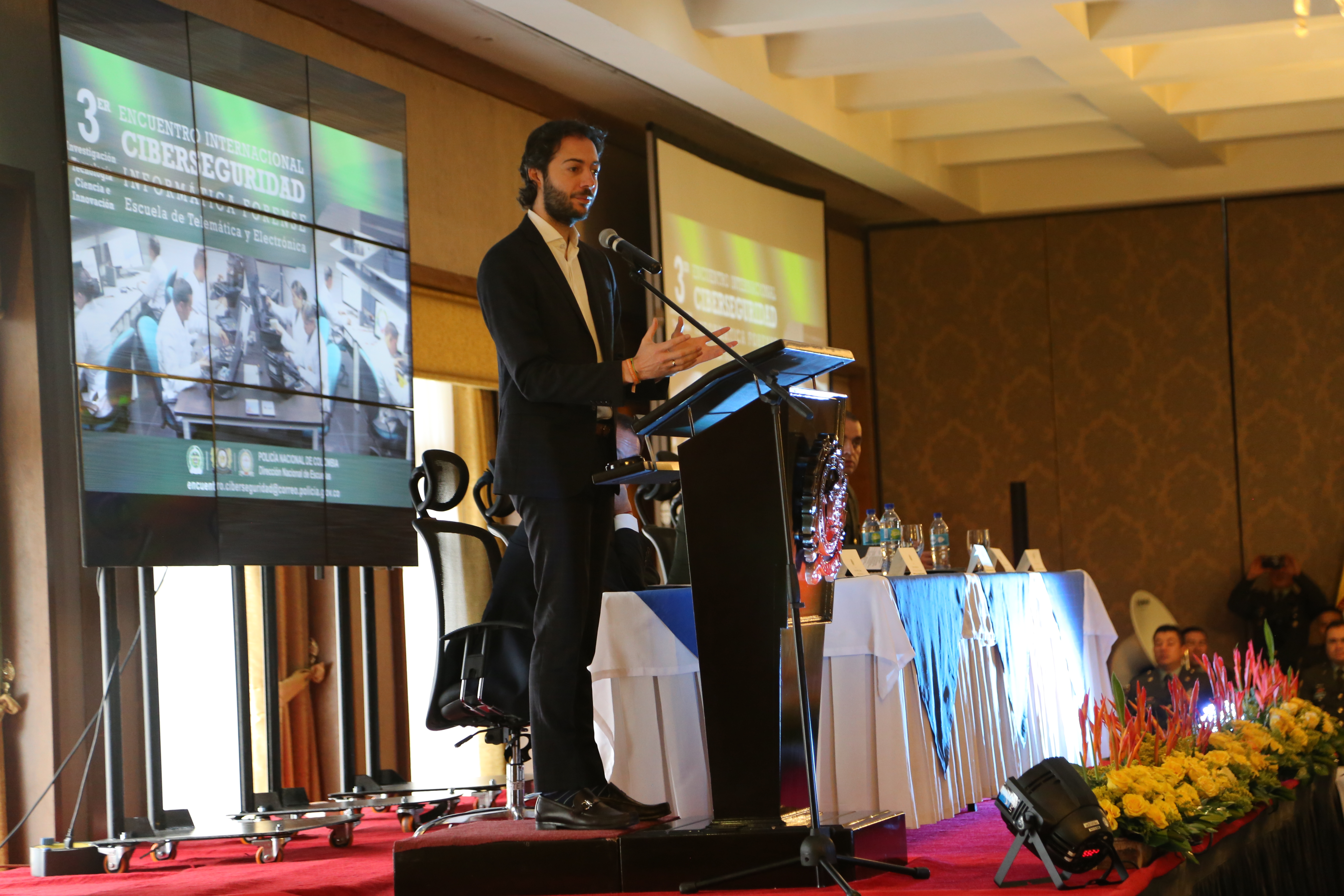 La apertura estuvo a cargo del se&ntilde;or Viceministro de Tecnolog&iacute;as de la Informaci&oacute;n y las Comunicaciones Daniel Quintero Calle