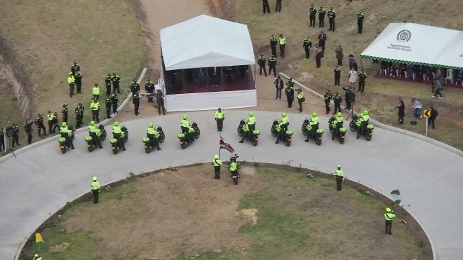 Ceremonia de inauguración escuela de seguridad vial