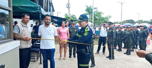 Inauguración y entrega del CAI ALAMEDA en Leticia