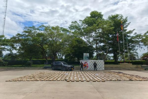 En La Plata, Huila, la fuerza pública incauta gran cargamento de marihuana