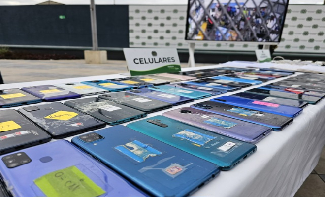 Realizaban extorsión mediante celulares incautados 