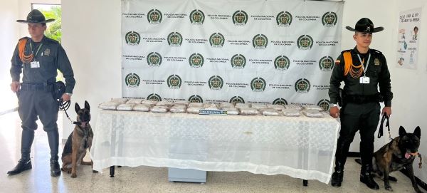 En Palmira, la Policía evitó que más de 18 kilogramos de estupefacientes llegaran a su lugar de destino