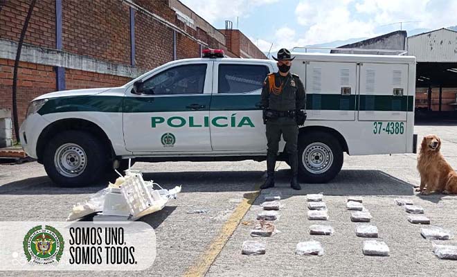 incautación de 1000 gramas de estupefaciente