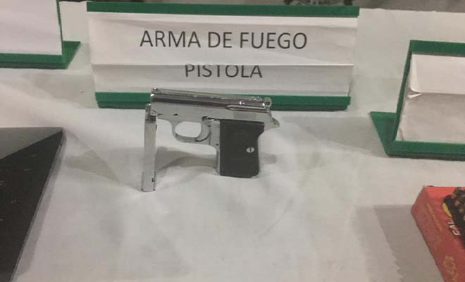 incautación de arma de fuego