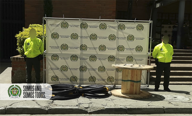 incautación de cable 