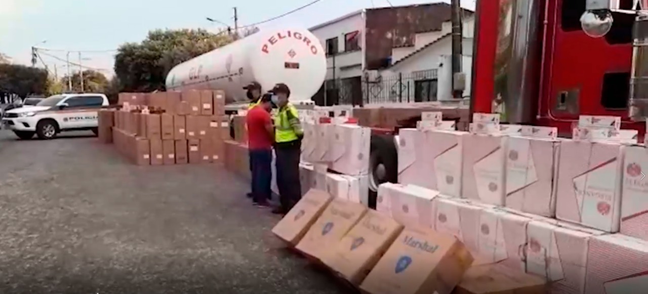 Incautación de 260.000 cajetillas de cigarrillos de contrabando