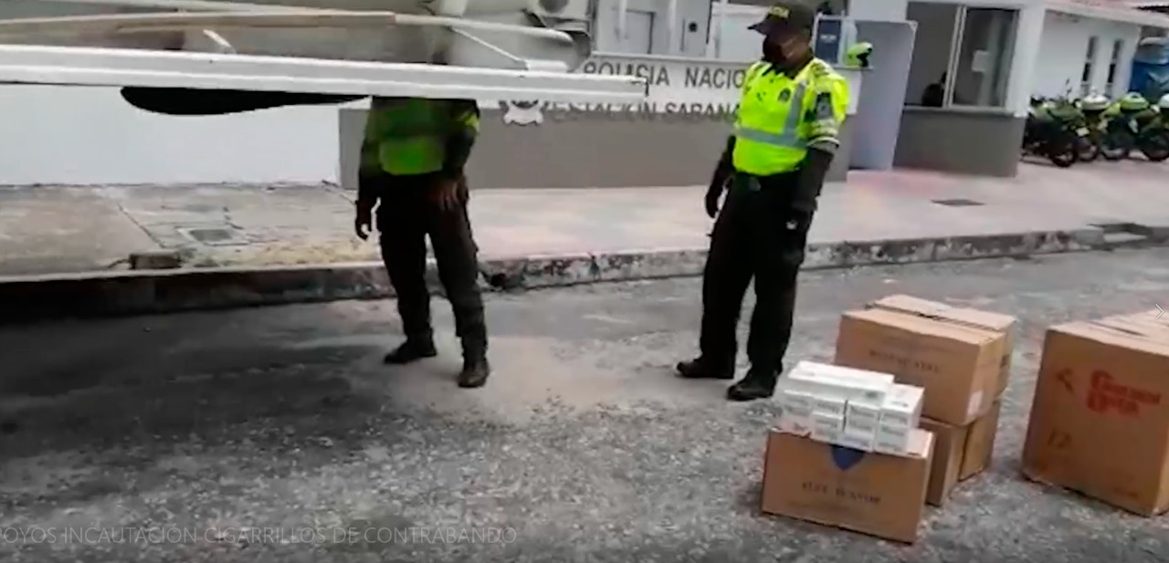 Incautación de 260.000 cajetillas de cigarrillos de contrabando