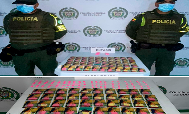 Cayeron 154 dosis de droga sintética que venían como encomienda