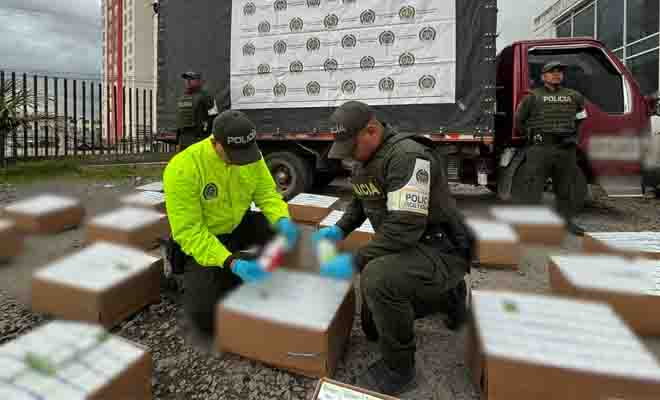 Polic&iacute;a incauta m&aacute;s de 3.000 frascos y 50 kilos de ketamina en operativos realizados en Ipiales y el Puente Internacional de Rumichaca.