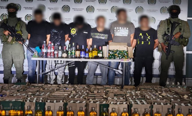 M&aacute;s de cinco mil botellas de diferentes tipos de licor adulterado en tres diligencias de allanamiento y registro en la ciudad de Popay&aacute;n