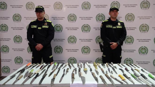 Incautaciones armas cortopunzantes