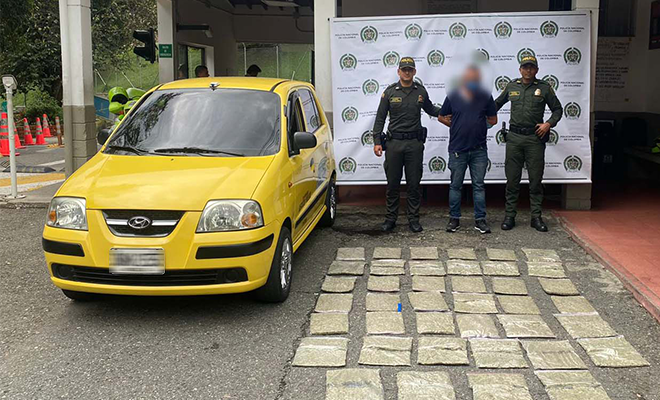 Incautados 20 kilogramos de marihuana en Medellín Antioquia 