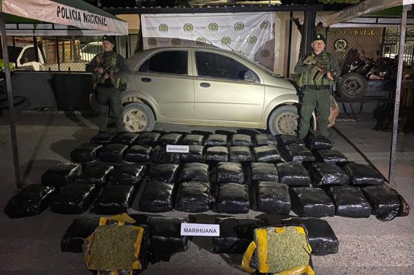 Incautado más de mil kilos de marihuana durante el 2023