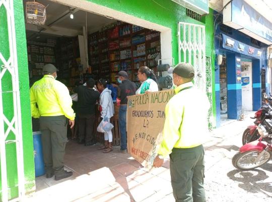 Intervenciones en inmediaciones del parque las Américas, sector comercio