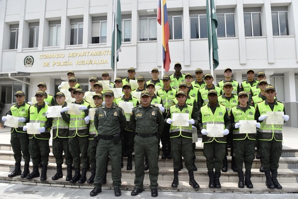 33 nuevos auxiliares de Policía servirán a Risaralda 