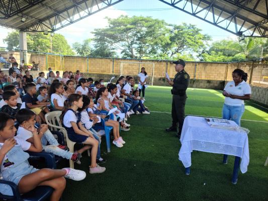 La capacitación se llevó a cabo en la cancha principal del municipio de San Fernando