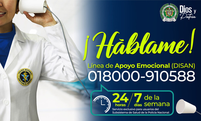 La Dirección de Sanidad cuenta con una Línea de Apoyo Emocional para los usuarios del Subsistema de Salud.