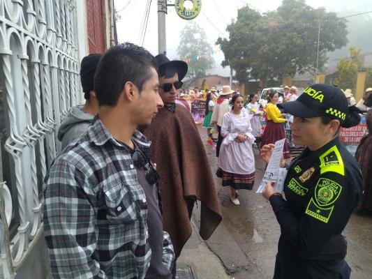 La Policía Nacional Garantizó la Seguridad y Convivencia Ciudadana en el Marco del Reinado Departamental del Folclor
