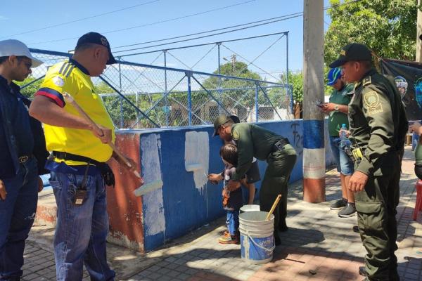 Un trabajo liderado por la policía Nacional