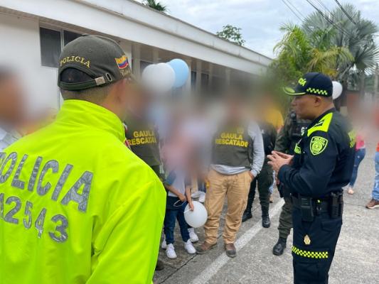 La Policía rescato a dos ciudadanos del Meta, víctimas de secuestro en Soacha, Cundinamarca 