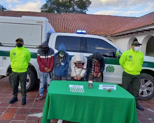 Labores de inteligencia e investigación de la policía permitió la captura de integrantes del grupo delincuencial 'los raspas'