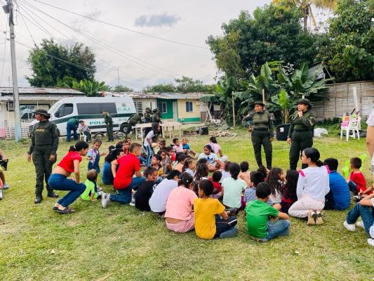 Actividad denominada "Dile no al bullying" en la urbanización San Francisco. 