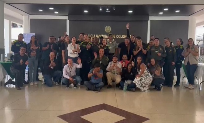 En el lanzamiento participaron mas de 30 policias