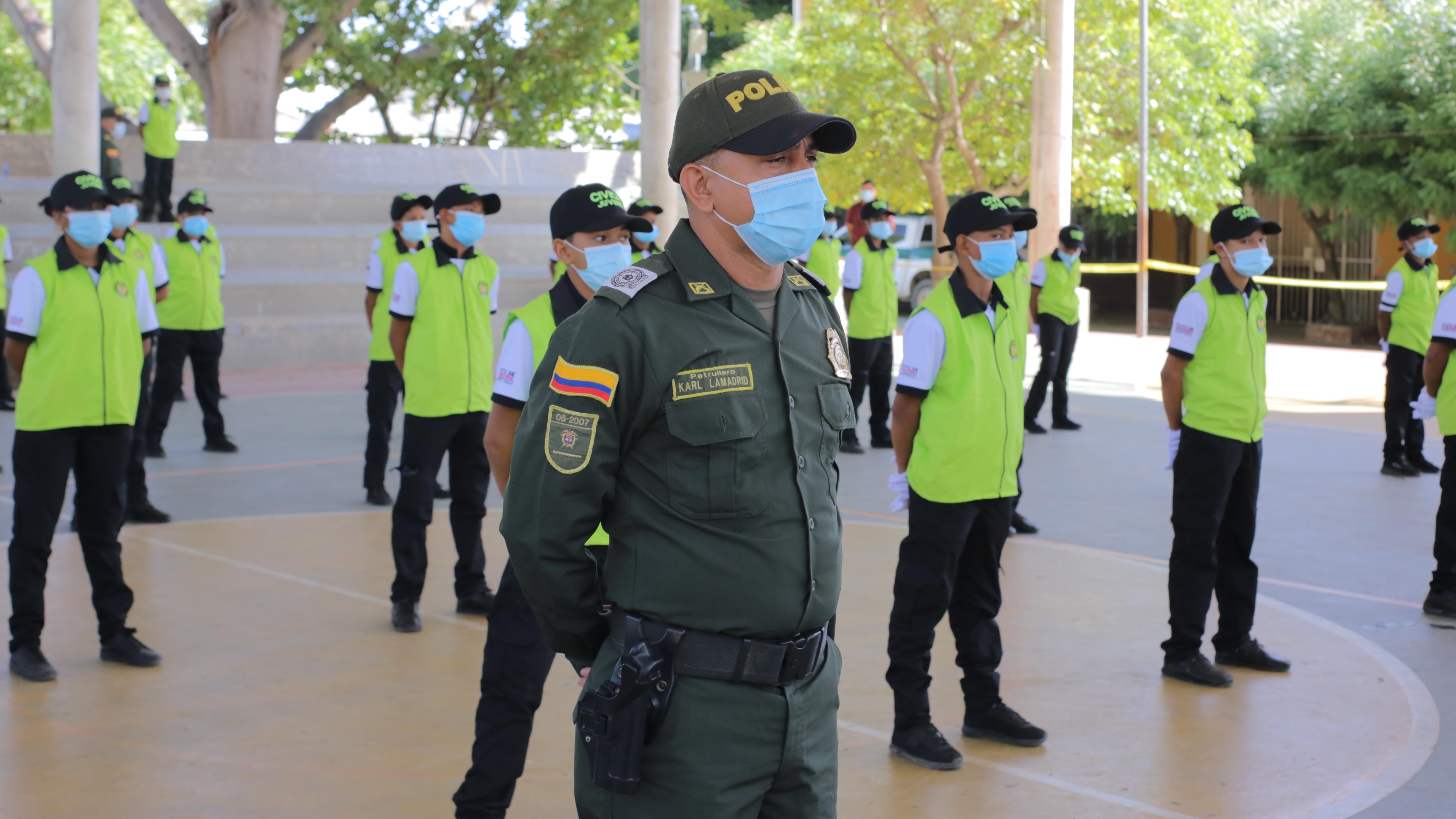 Alcaldía de Plato-inauguracion del programa de cívicos infantiles y juveniles-DEMAG-pOLICÍA DEL MAGDALENA