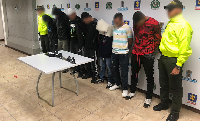 Entre los capturados se encuentran dos cabecillas conocidos como ‘Richy o Naty’ y ‘Mateo’