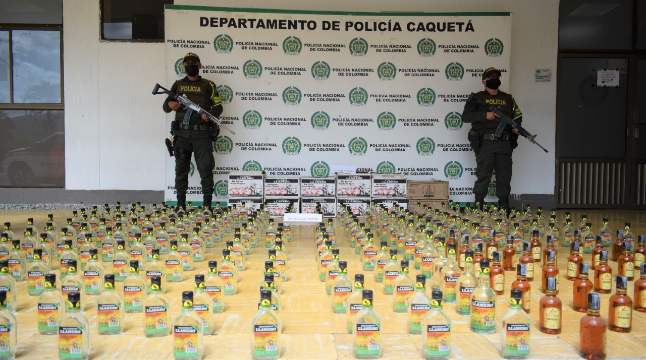 Incautamos licor adulterado en Florencia 