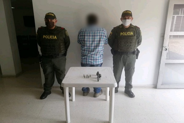  Capturamos a un sujeto por el delito de porte ilegal de armas de fuego