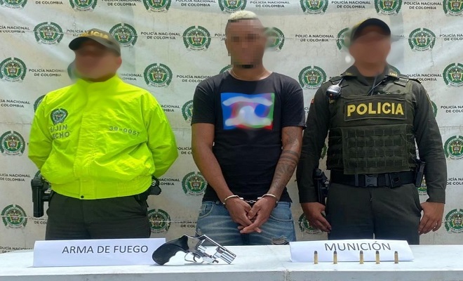 Capturado por porte de arma 