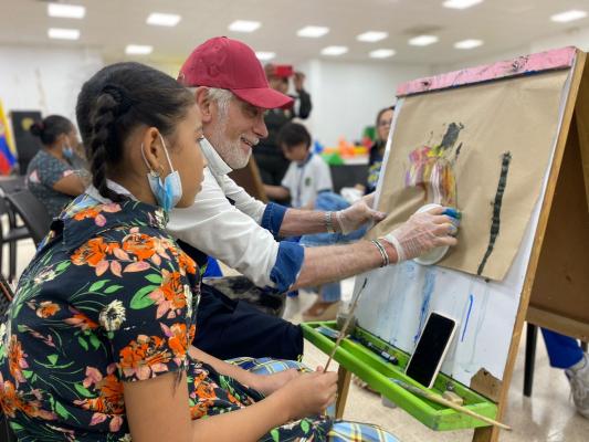 Germán Tessarolo pintor italiano