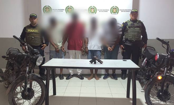 La policía captura a “Los Trocheros”, banda dedicada presuntamente al hurto en la vía Barú y Gambote 