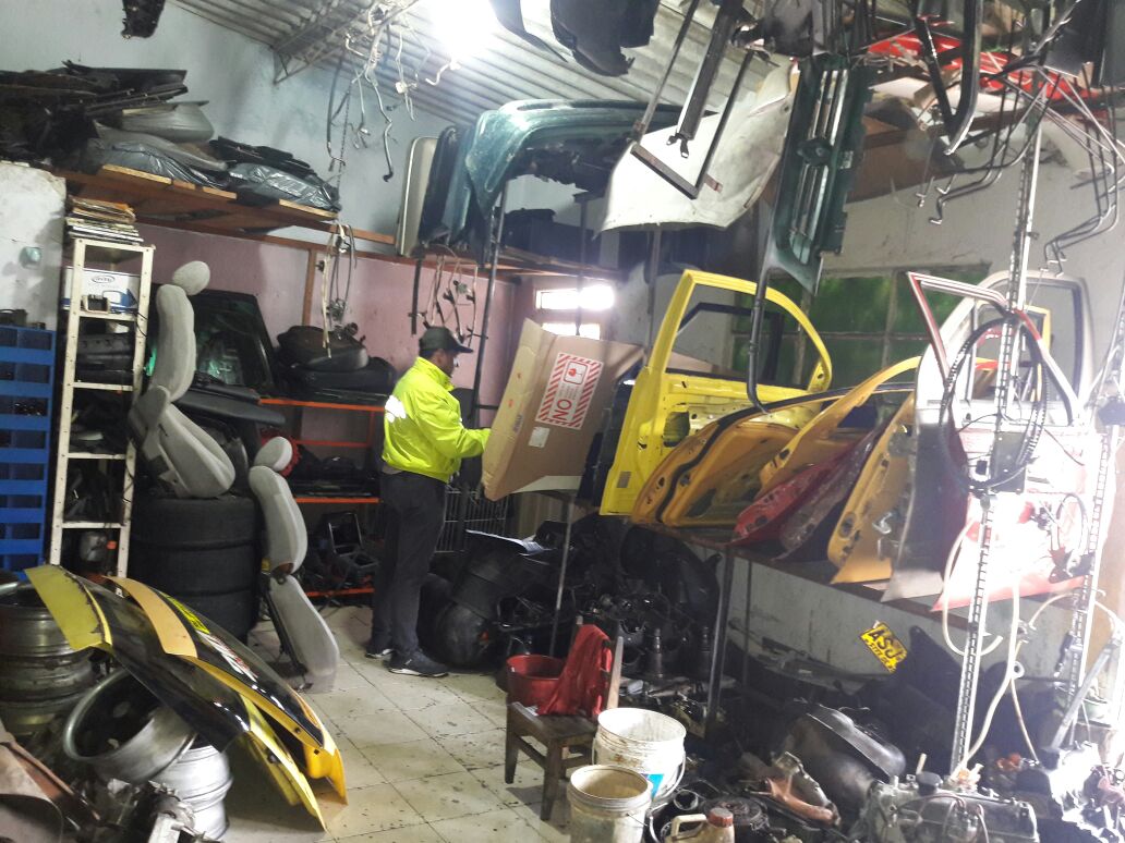 La mercancía incautada en locales comerciales tiene un valor de 25 millones de pesos