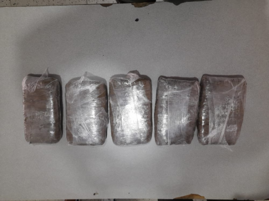 Incautación de 2.500 gramos de marihuana